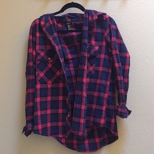 oversized women’s  flannel